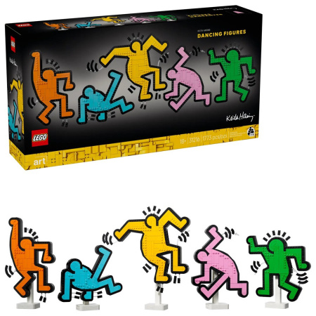 LEGO ART 31216 Keith Haring - Tančící postavy